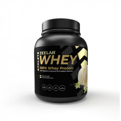 ZEELAB Athlete Whey Powder, French Vanilla