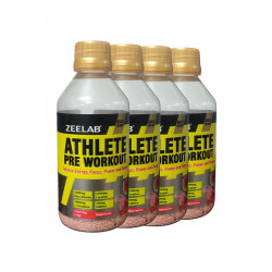 ZEELAB Athlete Pre Workout Single Serving (Pack of 4)